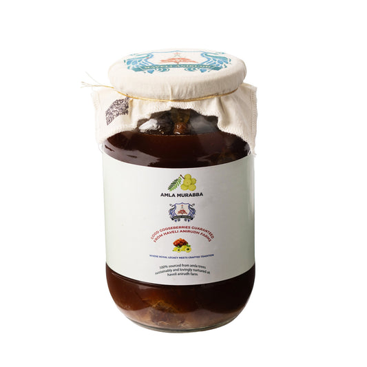 Haveli Anirudh Amla Murabba – Jaggery-Sweetened, No Added Sugar – front pack shot