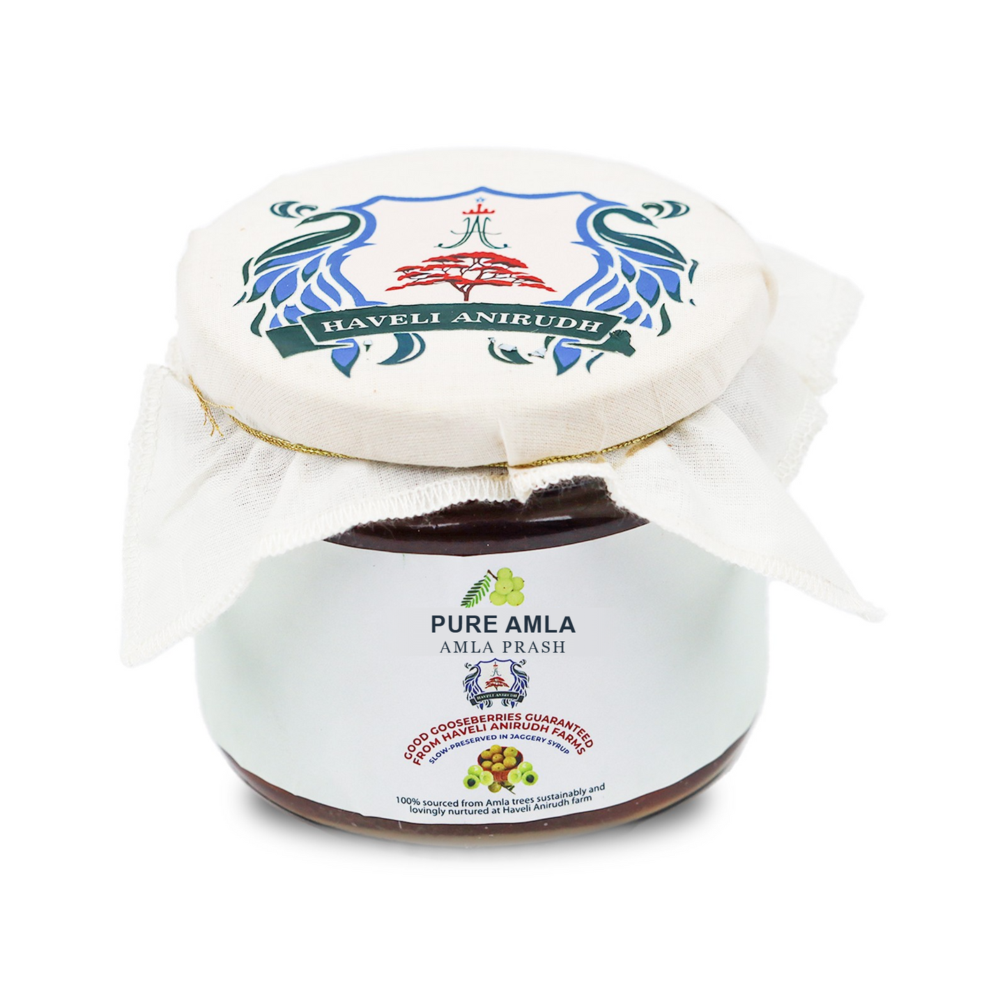 Haveli Anirudh Amlaprash Gur | Farm-Made Amla Health Preserve | Awla, Jaggery & Desi Ghee | Chyawanprash-Inspired | No Preservatives | Daily Immunity | Glass Jar