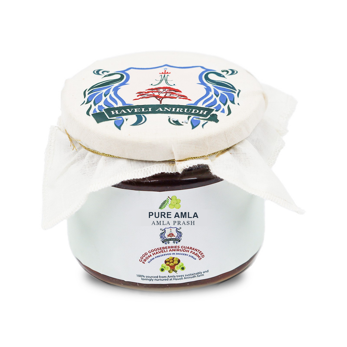 Haveli Anirudh Amlaprash Gur | Farm-Made Amla Health Preserve | Awla, Jaggery & Desi Ghee | Chyawanprash-Inspired | No Preservatives | Daily Immunity | Glass Jar