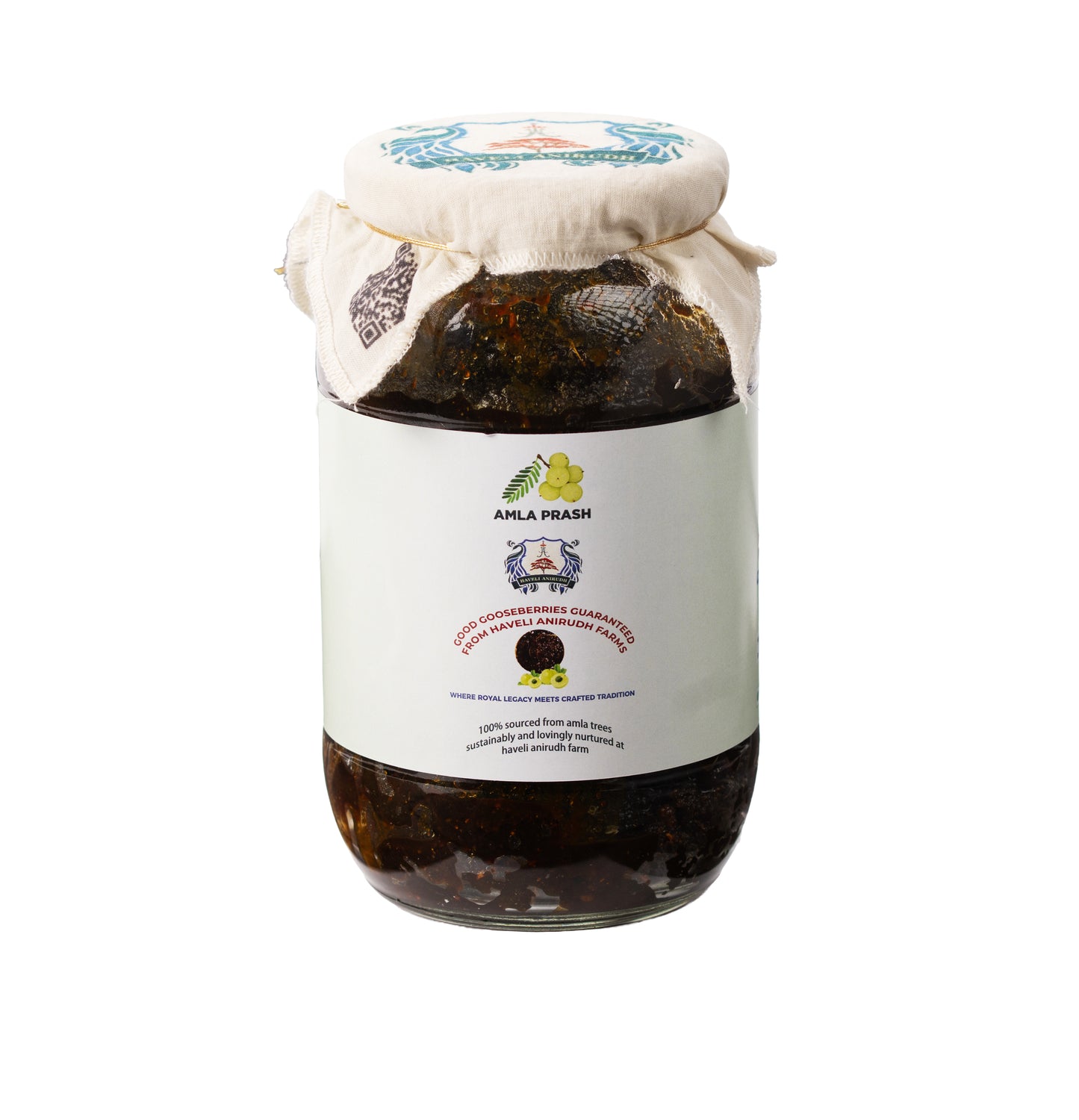 Haveli Anirudh Amlaprash Gur | Farm-Made Amla Health Preserve | Awla, Jaggery & Desi Ghee | Chyawanprash-Inspired | No Preservatives | Daily Immunity | Glass Jar