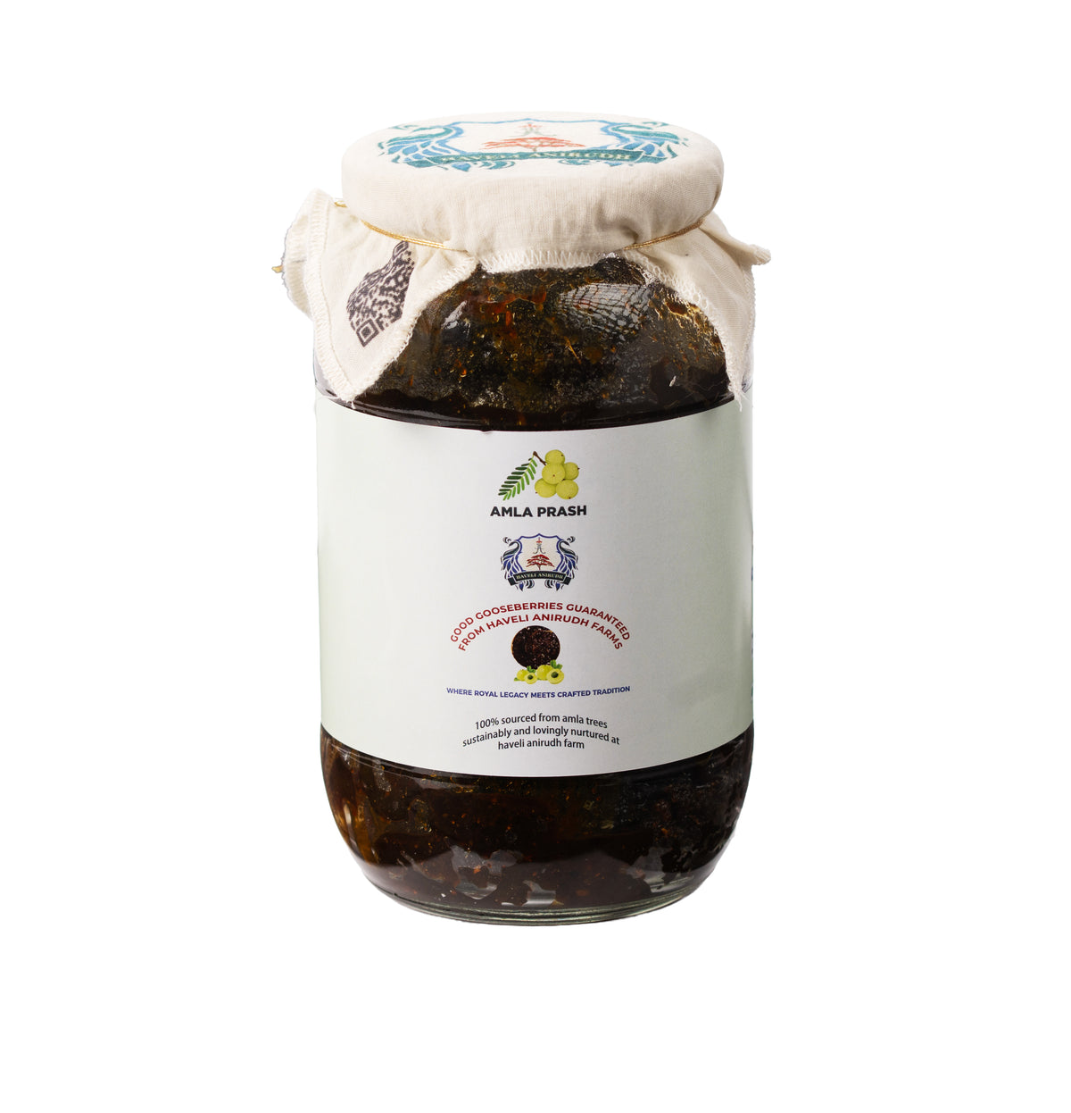 Haveli Anirudh Amlaprash Gur | Farm-Made Amla Health Preserve | Awla, Jaggery & Desi Ghee | Chyawanprash-Inspired | No Preservatives | Daily Immunity | Glass Jar