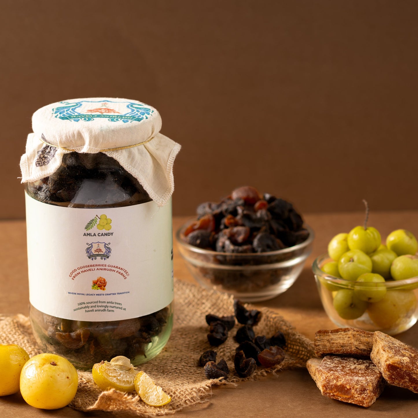 Haveli Anirudh Amla Candy – Tangy-Sweet Sun-Dried Amla | Vitamin C Snack