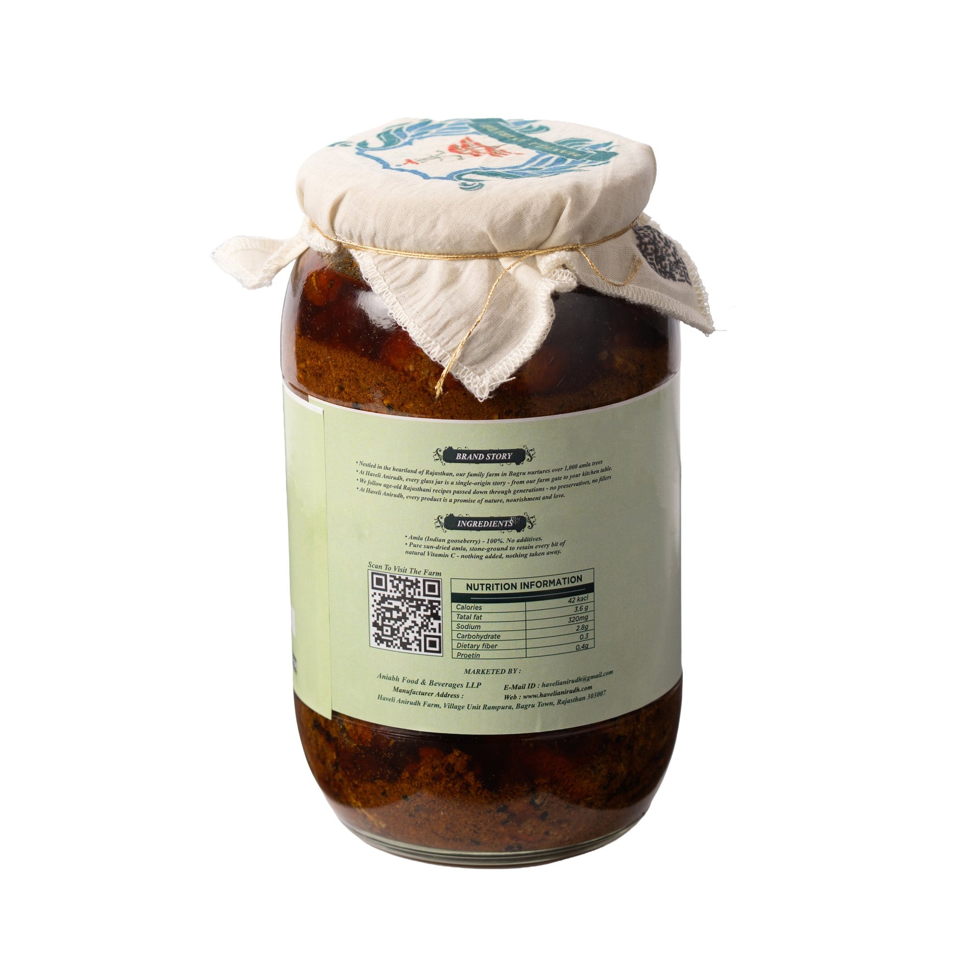 Amla Pickle ingredients and nutrition facts